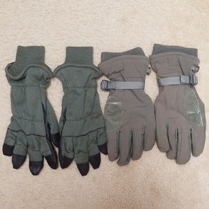 2 PAIRS OF INTERMEDIATE COLD GLOVES MEN OR WOMEN'S